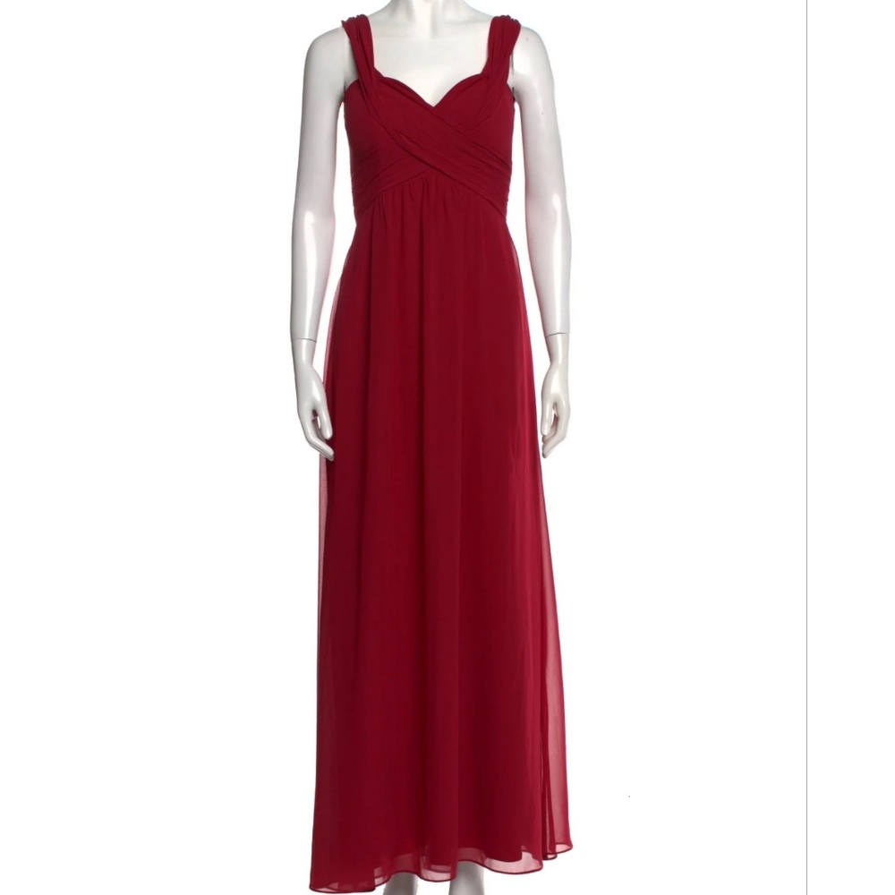 Long red dress Morilee by Madeline Gardner